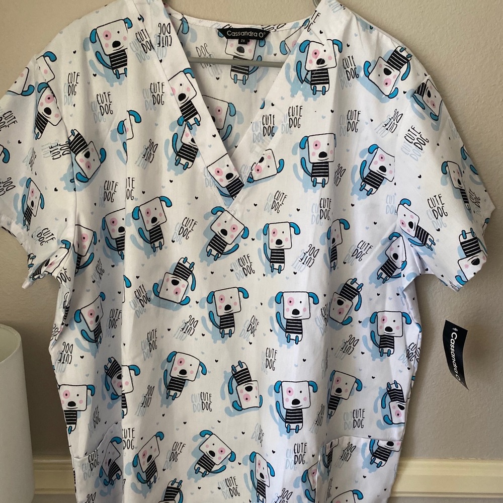 Dog Scrub Top
